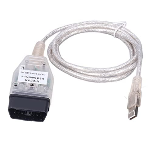 Câble D'outil de Diagnostic de Voiture, K + Obd2 Interface de Câble USB avec Remplacement de Commutateur pour la Série 1 E81 E82 E83 E87 E88 20042011 K+ Ediabas Coding