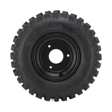 Ensemble Pneus et Bord Roue 15x6.00-6, Pneus de Remplacement Avant et Arrière, Niche sans Tube à L'épreuve des VTT, Quadruples, Quadruples