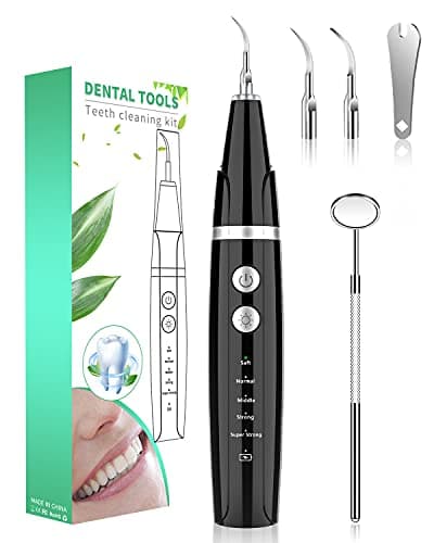 kit Detartrage dents | Brosse à Dent Élimine 99% du Tartres et Plaques | Détartreur Oral et Blanchiment Dentaires | Hygiène Dentaire Haleine Fraiche Hydropulseurs et Irrigateurs
