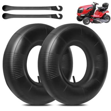 mizikuu 15x6.00-6 Chambre à air, 2x Pneu Brouette Tubes Intérieurs de Remplacement pour ATV Quad 4 roues chariot de Golf tracteur tondeuse à gazon motoculteurs rampes brouette remorque utilitaire