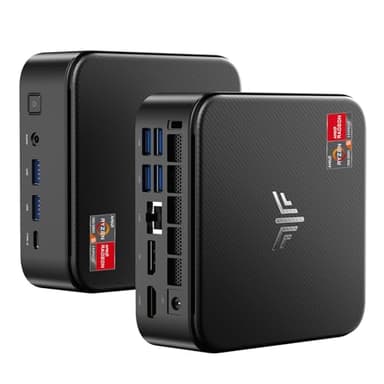 NiPoGi E3B Mini PC par ΑΜD Ryzen 5 7430U(Max 4.3GHz,6C/12T, Mieux Que 5500U/5650U/5675U),32Go RAM(16Go+16Go) /512Go SSD,Mini Ordinateur de Bureau WiFi 6/BT 5.2/4K Triple Display/VESA Supporté