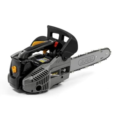 Alpina Tronçonneuse d'élagage APR 25 (10)’’, Guide-chaîne 25 cm (10’’), Moteur thermique 25,4 cc, 900 W, Vitesse de chaîne 21 m/s, Pompe à huile automatique et réglable