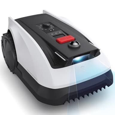 ECOVACS Goat O500 Panorama Robot Tondeuse sans Fil périphérique 500m², Cartographie Automatique, Navigation visuelle panoramique améliorée par LiDAR, Passages étroits jusqu'à 0,7 m, Pente 45%