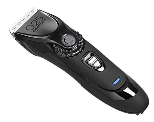 GAMMAPIU' Tondeuse À Cheveux Professionnelle Pour Homme 025, Tondeuse À Cheveux, Dispositif De Réglage Avec 4 Peignes D'espacement, Tête En Céramique, Double Batterie, Lame Réglable, Prise Italienne