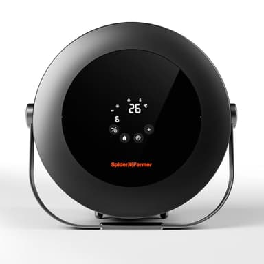 Spider Farmer Chauffage, Chauffage Portable 540w Avec ContrôLe Intelligent De La TempéRature, 4 Modes Et Minuterie 24 Heures, Chauffage Ptc à 10 Niveaux Et Tuyau D'Extension Pour Les Chambres à Couche