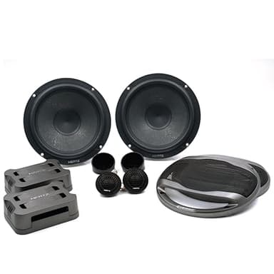 Hertz CK 165 – Kit Audio 2 Voies avec woofer 165 mm Papier pressé, Tweeter dôme 26 mm, filtres passifs et grilles, 285W