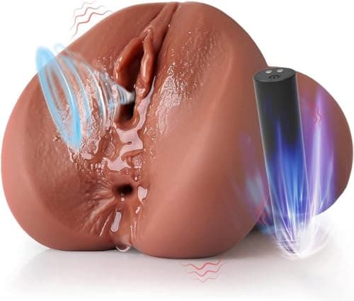 Masturbâteur Homme Mains Libres Succion va et vient 650G, Sextoyse Homme Sexmasturbâteur 3D Vaginette Silicone pour Homme avec Vibromasseur Sex Toýs Homme Suceur Sex Toyspour pour Homme