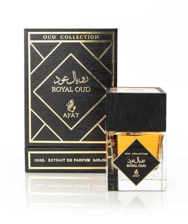 AYAT PERFUMES Eau de Parfum OUD COLLECTION 100 ml Senteur Arabian Pour Les Hommes et Les Femmes - Une Fragrance Sensuel Orientale Conçu et Fabriqué à Dubaï - Royal Oud