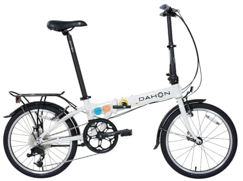 Dahon Mariner D8 40th Anniversary Vélo Pliant 20 Pouces Cadre Aluminium Dérailleur 8v Blanc