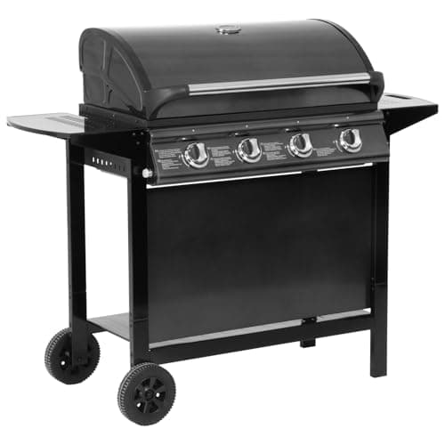 Happy Garden Barbecue au gaz RENO - 4 brûleurs avec thermomètre 14kW