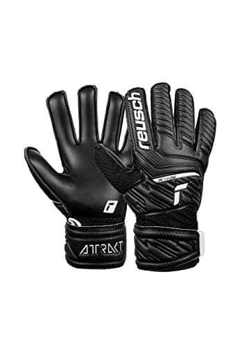 Reusch Attrakt Solid Junior Gants de Gardien de But pour Enfants avec Construction avec Coutures extérieures pour Toutes Les Surfaces