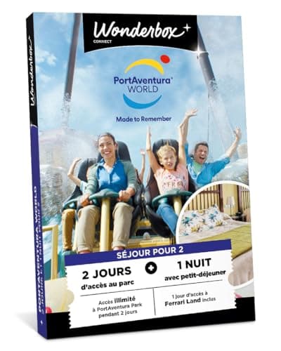 Portaventura - Séjour pour 2 - Coffret Cadeau - Ticketbox - Idée Cadeau Divertissement