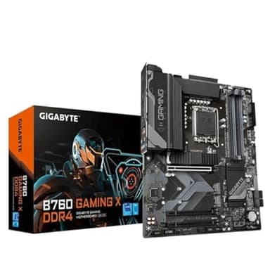 Gigabyte B760 Gaming X DDR4 Carte Mère - Prend en Charge Les processeurs Intel Core de 14e génération, VRM numérique 8+1+1 Phases, jusqu'à 5333MHz DDR4 (OC), 3xPCIe 4.0 M.2, LAN 2.5GbE, USB 3.2 Gen 2