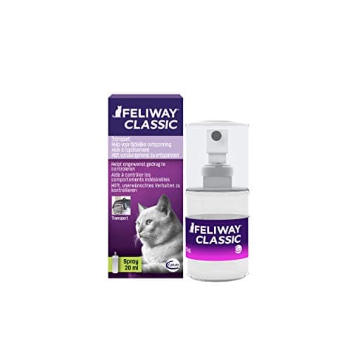 CEVA Animal Health Feliway Pheromone Travel Spray, 20mL pour Chat, Violet, 4 cm x 10, Plastique