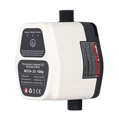 Pompe de Surpression de Pression D'eau Ménage Silencieux Automatique Pompe de Surpression de Douche 100W 24V 25L