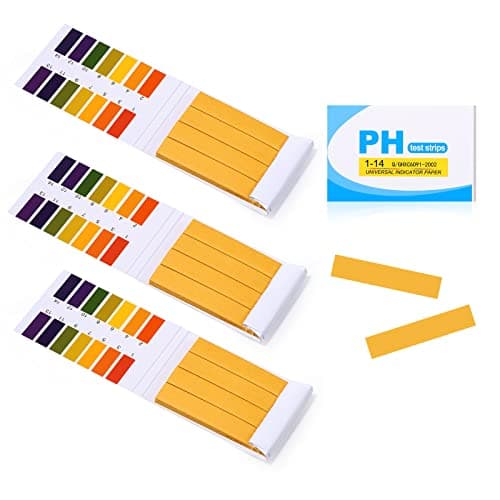 Oderra Bandelette pH, 240 Bandelettes de Test de valeur pH, plage de mesure 1-14, papier de test tournesol pour la aquariums Eau Test de sol (3x pack de 80)