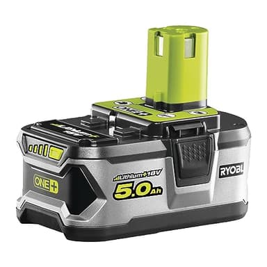 RYOBI - Batterie 18 Volts One+ 5,0 Ah Lithium-ION - Compatible avec Tous Les Outils 18V One+ et 100% Rétro-Compatible - Grande Autonomie et Performance - RB18L50
