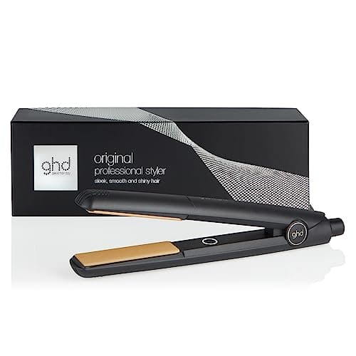 ghd - Lisseur ghd Original - Fer à lisser professionnel (Noir) - Pour des cheveux lisses, doux et brillants - Lissez, ondulez ou bouclez grâce à son design arrondi - Idéal pour tous types de cheveux