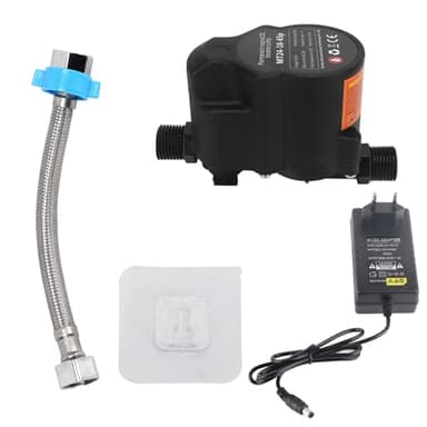 Pompe de Surpression Automatique de Pression D'Eau, Coque en ABS de Petite Pompe à Eau électrique à Faible Bruit DC24V Pompe de Surpression de Douche à Induction à Faible Bruit Surpresseur