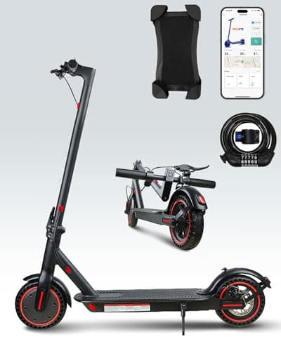 QnQ Trottinette Électriques Adultes, Moteur 250W, 8.5'' Pneu Anti-crevaison, Batterie 7.8AH, 3 Modes Vitesse Trajet Scooter Pliable, Maximum 25km/h, Double Frein, avec APP, Max 120kg