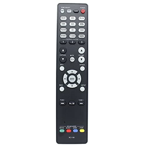 Télécommande de rechange RC-1183 pour récepteur AV Denon AVR-X2000 AVR-E400 AVRX2000 AVRE400