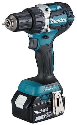 PERCEUSE VISSEUSE MAKITA SANS FIL 18 V 2 BATTERIES 5 AH 13 MM CHARGEUR ET COFFRET MAK PAC - DDF484RTJ
