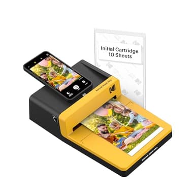 KODAK Dock Era 4PASS Imprimante Photo (10x15cm) (Imprimante Photo + 10 Feuilles)