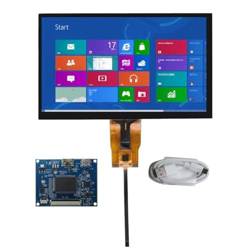 Écran LCD IPS 7 pouces 1024 * 600 avec Carte de Contrôle Tactile, Multipurpose, pour Raspberry Pi, Ordinateur Portable, Moniteur Secondaire