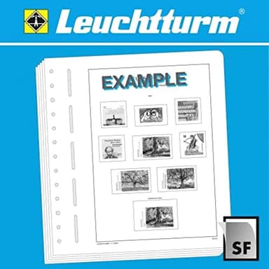 Leuchtturm SF-Feuilles préimprimées France Timbres Personnalisés 2003-2008