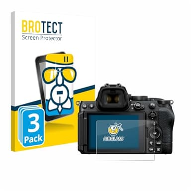 brotect Protection Écran Verre pour Nikon Z5 II (3 Pièces) Film Protecteur Vitre 9H [Anti-Rayures, Transparent]