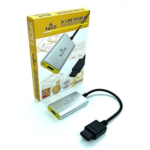 Kaico Analogue HDMI Adapter for Use with Nintendo N64 Super Nintendo, Super Famicom and Gamecube - Supports 2X Line-Doubling - A Simple Plug & Play by Kaico for Nintendo 64 GC and Snes Adaptor