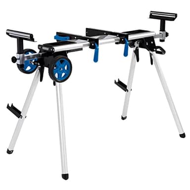 Draper 90249 Support mobile extensible pour scie à onglet Bleu