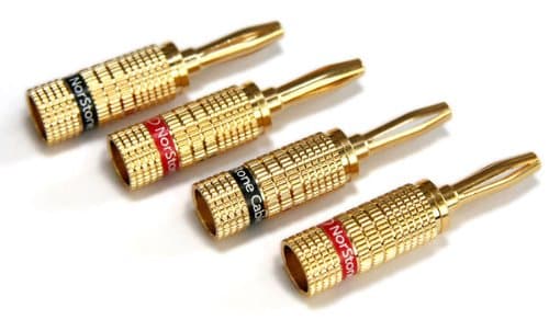 NorStone BANANA PLUGS Pinces banane x 4