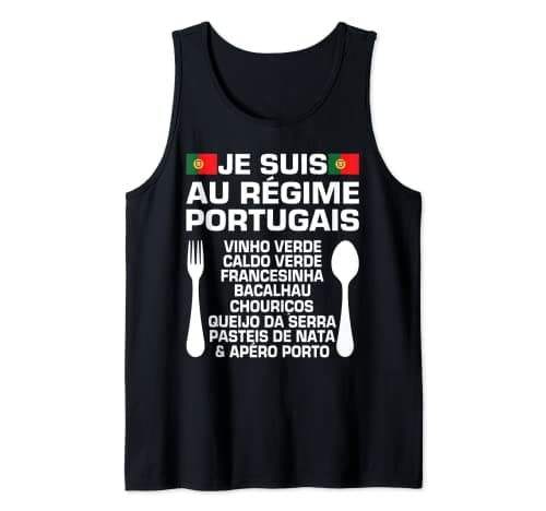 Humour Portugais Régime & Apéro Porto Portugal Spécialité Débardeur