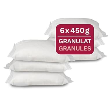 Recharge déshumidificateur universel, 6 x 450 g de granulés en sachet non tissé, convient aux déshumidificateurs d'air ambiant courants