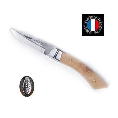 Couteau Regional - Couteau pliant regional Le Correze - manche 12 cm genevrier guilloche