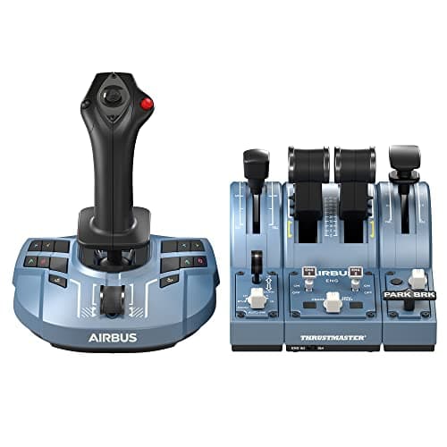 Thrustmaster TCA Captain Pack X Airbus Edition - Manche de vol et quadrant d'accélérateur de haute précision pour Xbox Series X|S, Xbox One et PC