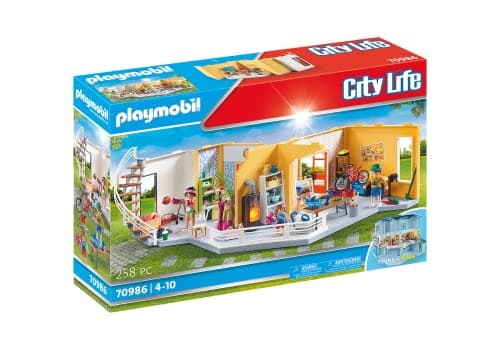 Playmobil City Life 70986 Modern House Floor Extension, With Light Effects, Toy for Children Ages 4+