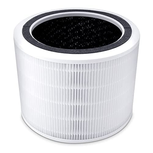 LEVOIT Filtre à air de rechange pour purificateur d'air Core 200S, filtre HEPA H13, filtre à charbon actif et pré-filtre, contre les allergies, la fumée, la poussière, le pollen, Core 200S-RF