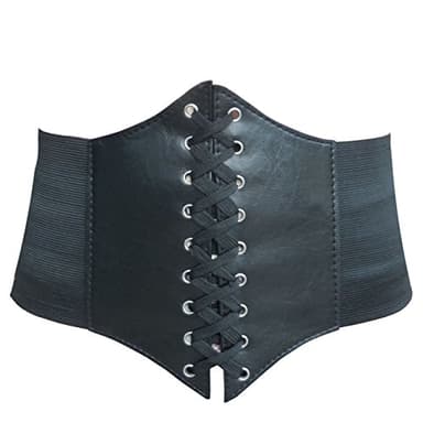 HOEREV® élastique waspie corset ceinture attachée - Noir - XXL,taille:39-43 Po(100-110cm)