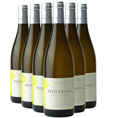 Petit Chablis - Blanc 2023 - Domaine Jolly - Vin Blanc de Bourgogne (6x75cl)