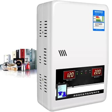 RéGulateur De Tension Automatique, 6800w, 15000w, 20000w, Stabilisateur De Tension D'Alimentation EntièRement Automatique, RéGulateur De Tension De Climatisation En Cuivre Pur, éCran De Tension,15000W
