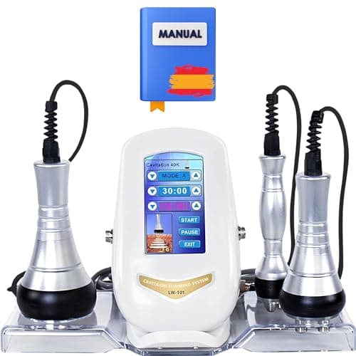 Radiofréquence faciale et corporelle - Appareil de cavitation et radiofréquence 3 en 1 - Masseur professionnel à la maison - Masseur visage raffermissant anti-affaissement - Machine avec 40 kHz et 3