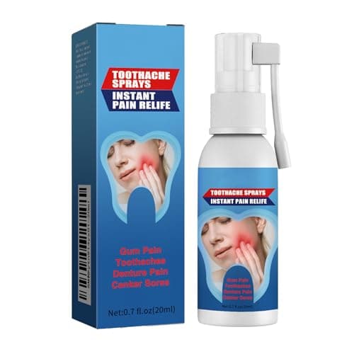 KOAHDE Spray de Soulagement de la Douleur Dentaire,Spray de Soins Bucco-Dentaires à Base de Plantes,Spray Oral Portable Mal De Dents,Sprays Réparation des Gencives,Mal de Dents Gomme Douleur Spray