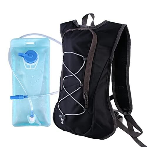 Sac à Dos D'Hydratation avec Vessie 2l: Sac à Dos de Vélo Ultra Léger étanche, Sac à Dos Réfléchissant Réglable pour Le Ski, La Course, La Randonnée, Le Vélo