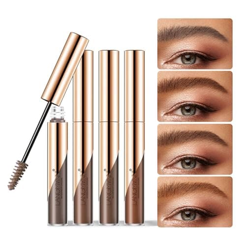 Gel pour sourcils, Sourcil de tatouage, Crayon Sourcil, Teinture sourcil, Coloration pour sourcils en trois dimensions, Teinture Semi-permanente des Sourcils pour des Sourcils Plus (01#LIGHT GREY)