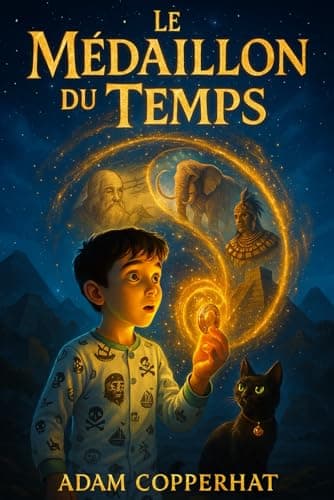 LE MEDAILLON DU TEMPS: Un roman d'aventure fantastique pour enfants de 8 à 12 ans, amateurs d'enquêtes historiques et de voyage dans le temps !