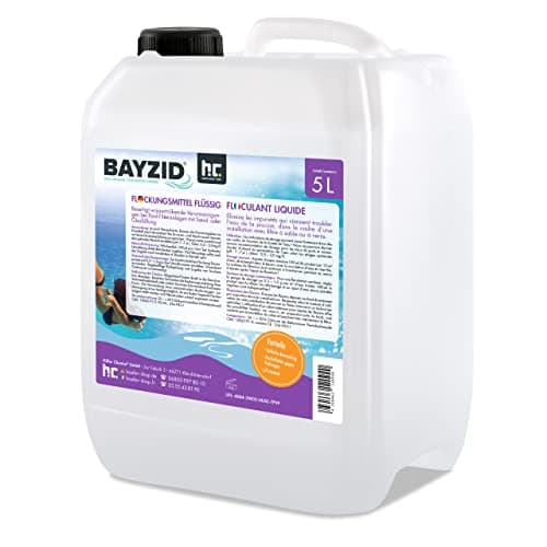 Höfer Chemie BAYZID 1 x 5 L Liquide floculant pour Piscine pour Une Eau cristalline - Facile à Utiliser + très Efficace Contre la turbidité
