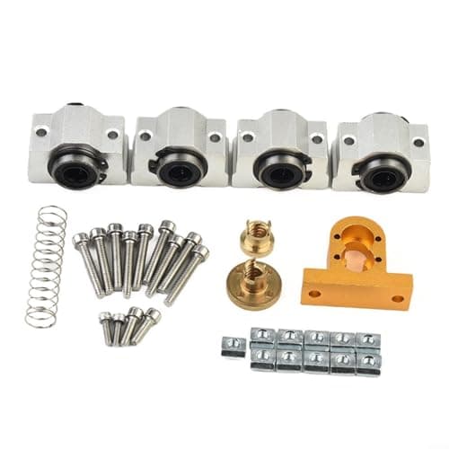 CNANRNANC Kit D'axe X, CNC 3018 Pro X Kit de mise à niveau d'axe CNC Routeur SCV10VUU 10 mm