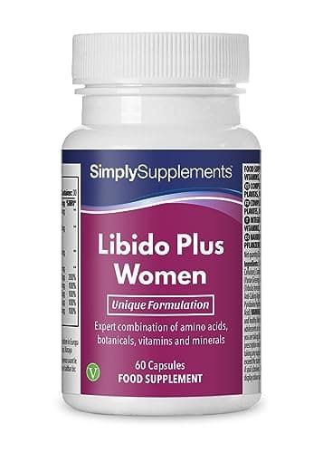 Libido Plus Pour Femmes | Adapté aux Végans & Végétariens | 60 Gélules = Jusqu'à 1 mois de Bienfaits | Fabriqué au Royaume-Uni | Simply Supplements